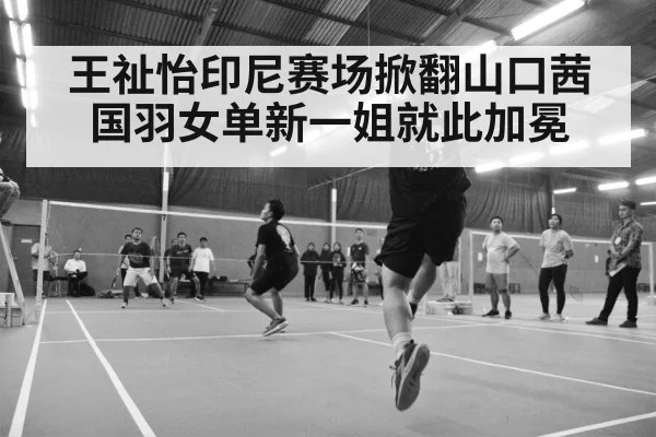 badminton match action shot